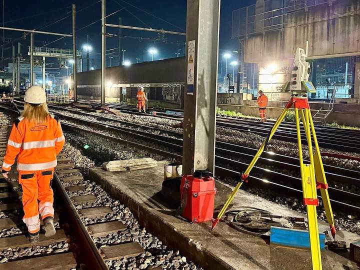 Travaux sur voies ferrées Servon