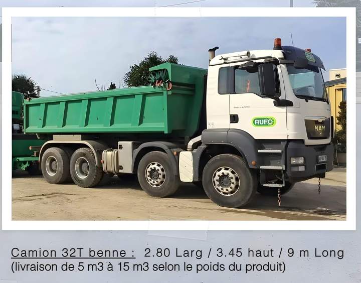 Camion benne 32T Servon